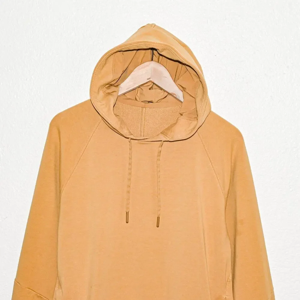 Lululemon Men's City Sweat Pullover Hoodie Sweatshirt Mustard gold size Medium